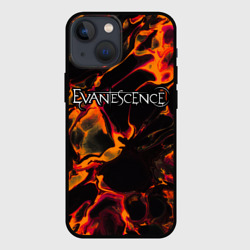 Чехол для iPhone 13 mini Evanescence red lava