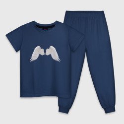 Крылья ангельские 3д – Пижама из хлопка с принтом купить со скидкой в -9%