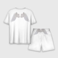 Мужской костюм с шортами 3D Крылья ангельские 