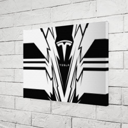 Холст прямоугольный Tesla - black and white - фото 2