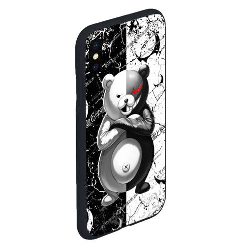 Чехол для iPhone XS Max матовый Monokuma - Danganronpa, цвет черный - фото 3