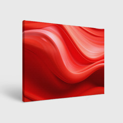 Холст прямоугольный Красная волна