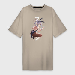 Платье-футболка хлопок Фрирен: Провожающая в последний путь