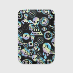 Картхолдер Magsafe магнитный Rave gradient