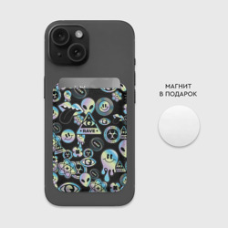 Картхолдер Magsafe магнитный Rave gradient - фото 2