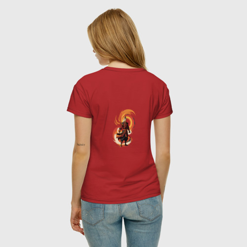 Женская футболка хлопок Принц Зуко, цвет красный - фото 4