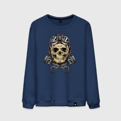 Мужской свитшот хлопок Aviator skull