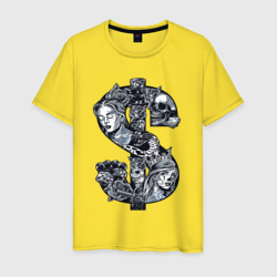 Money rules  – Мужская футболка хлопок с принтом купить со скидкой в -20%