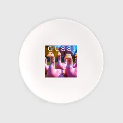 Тарелка Стадо розовых гусей: gussi
