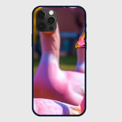 Чехол для iPhone 12 Pro Стадо розовых гусей: gussi