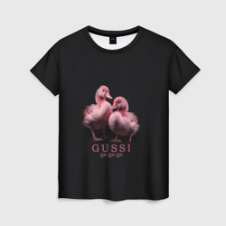 Женская футболка 3D Два маленьких гуся: Gussi ga-ga-ga