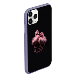 Чехол для iPhone 11 Pro Max матовый Два маленьких гуся: Gussi ga-ga-ga - фото 2