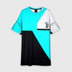 Детское платье 3D Juventus sport geometry fc