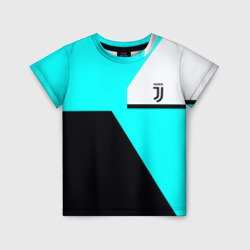 Детская футболка 3D Juventus sport geometry fc