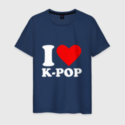 Я люблю k-pop – Мужская футболка хлопок с принтом купить со скидкой в -20%