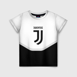 Детская футболка 3D Juventus black geometry sport