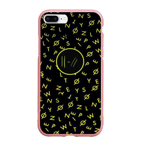 Чехол для iPhone 7Plus/8 Plus матовый Twenty one pilots pattern rock yellow, цвет баблгам