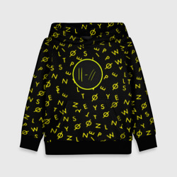 Детская толстовка 3D Twenty one pilots pattern rock yellow