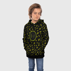 Детская толстовка 3D Twenty one pilots pattern rock yellow - фото 2