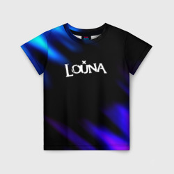 Детская футболка 3D Louna neon bend