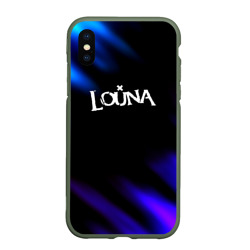 Чехол для iPhone XS Max матовый Louna neon bend