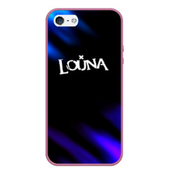 Чехол для iPhone 5/5S матовый Louna neon bend