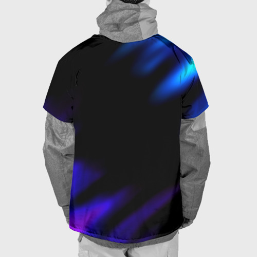 Накидка на куртку 3D Louna neon bend, цвет 3D печать - фото 2