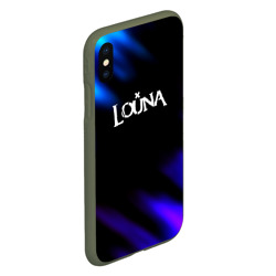 Чехол для iPhone XS Max матовый Louna neon bend - фото 2