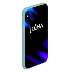 Чехол для iPhone XS Max матовый Louna neon bend - фото 2