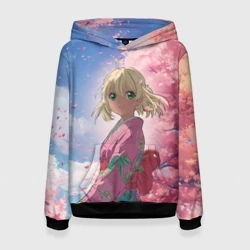 Женская толстовка 3D Сиэми Морияма - Синий экзорцист