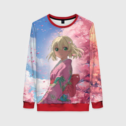 Женский свитшот 3D Сиэми Морияма - Синий экзорцист