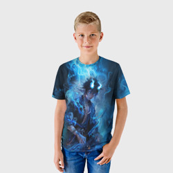 Детская футболка 3D Синий демон - Синий экзорцист - фото 2