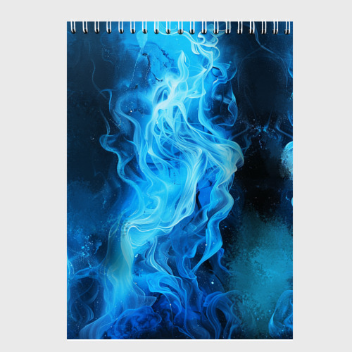 Скетчбук Синий демон - Синий экзорцист, цвет белый - фото 2