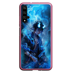 Чехол для Honor 20 Синий демон - Синий экзорцист