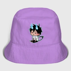 Мужская панама хлопок Синий экзорцист - Чиби Рин