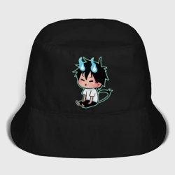 Женская панама хлопок Синий экзорцист - Чиби Рин