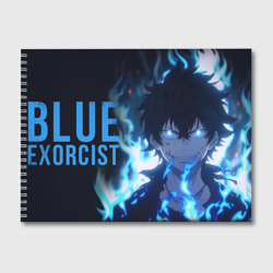 Альбом для рисования Синяя пламя - Синий экзорцист