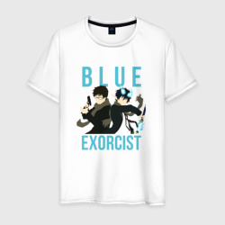 Синий экзорцист - браться – Мужская футболка хлопок с принтом купить со скидкой в -20%