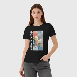 Женская футболка хлопок Пара - Любовь с кончиков пальцев - фото 2