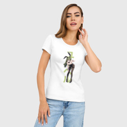 Женская футболка хлопок Slim Юбель-зайка - Фрирен - фото 2