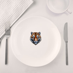 Набор: тарелка + кружка Тигр акварельный - фото 2