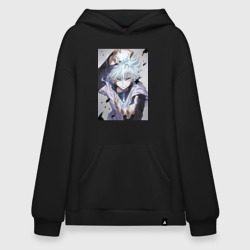Худи SuperOversize хлопок Киллуа Золдик молния