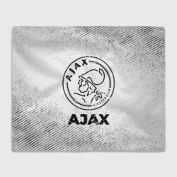 Плед 3D Ajax с потертостями на светлом фоне