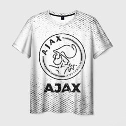 Ajax с потертостями на светлом фоне – Футболка с принтом купить со скидкой в -26%