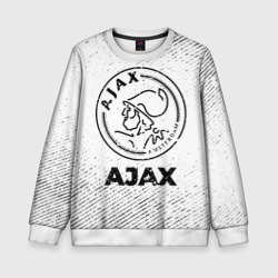 Детский свитшот 3D Ajax с потертостями на светлом фоне