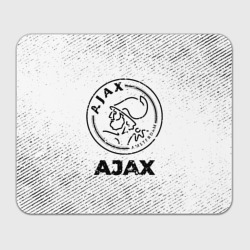 Прямоугольный коврик для мышки Ajax с потертостями на светлом фоне