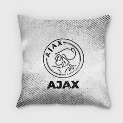 Подушка 3D Ajax с потертостями на светлом фоне