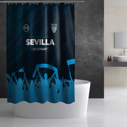 Штора 3D для ванной Sevilla legendary форма фанатов - фото 3