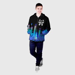 Мужская куртка 3D Deftones эквалайзер - фото 2