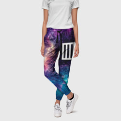 Женские брюки 3D Paramore space rock - фото 2